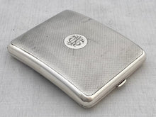 George V Silver Cigarette Case. London 1926 Sampson Mordan & Co. 4.1 troy ounces.