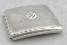 George V Silver Cigarette Case. London 1926 Sampson Mordan & Co. 4.1 troy ounces.