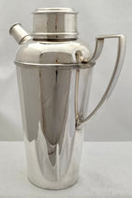 Art Deco Silver Plated Cocktail Shaker. Asprey London circa 1930's.