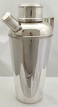 Art Deco Silver Plated Cocktail Shaker. Asprey London circa 1930's.
