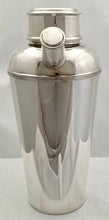 Art Deco Silver Plated Cocktail Shaker. Asprey London circa 1930's.