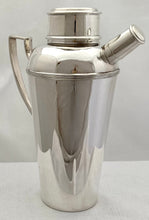 Art Deco Silver Plated Cocktail Shaker. Asprey London circa 1930's.