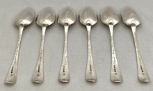 George III Six Silver Tablespoons for The Judges House York. London 1806 Eley & Fearn. 14.8 troy ounces.
