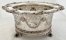 Early Victorian Silver Plated Jeroboam Champagne Bottle Coaster, circa 1845.