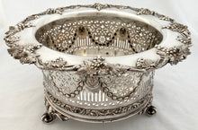 Early Victorian Silver Plated Jeroboam Champagne Bottle Coaster, circa 1845.