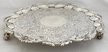 A Victorian Old Sheffield Plate Salver for the 6th East India Company Cavalry, circa 1840.