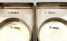 Early Victorian Silver & Cut Glass Vanity Set. London 1839 Rawlings & Summers. 11.5 troy ounces.