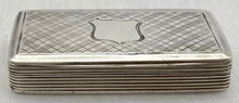 Early Victorian Silver Snuff Box. Birmingham 1838 Francis Clark. 0.7 troy ounces.