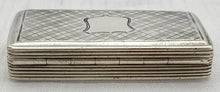 Early Victorian Silver Snuff Box. Birmingham 1838 Francis Clark. 0.7 troy ounces.