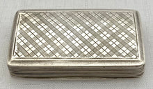 Early Victorian Silver Snuff Box. Birmingham 1838 Francis Clark. 0.7 troy ounces.