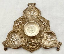 Victorian Silver Plated Inkwell. Elkington 1857 for The Art Manufacturers Association.