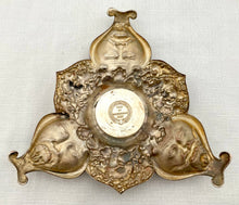 Victorian Silver Plated Inkwell. Elkington 1857 for The Art Manufacturers Association.