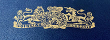 "The American Royal Family". Ten Silver Spoons with Cast Gilt Monarch Finials. London 1977 Library of Imperial History.   11.3 troy ounces.