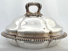 Georgian, George IV,  Silver Circular Entree Dish. London 1830 Jospeh Angell I & John Angell I. 44 troy ounces.