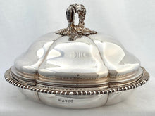 Georgian, George IV,  Silver Circular Entree Dish. London 1830 Jospeh Angell I & John Angell I. 44 troy ounces.