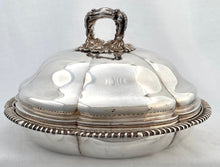 Georgian, George IV,  Silver Circular Entree Dish. London 1830 Jospeh Angell I & John Angell I. 44 troy ounces.