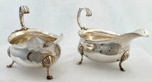 Georgian, George III, Pair of Silver Sauce Boats. London 1762 Benjamin Bickerton. 10 troy ounces.