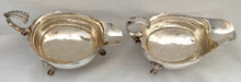 Georgian, George III, Pair of Silver Sauce Boats. London 1762 Benjamin Bickerton. 10 troy ounces.