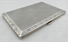 George V Silver Cigarette Case. Chester 1918 Asprey & Co Ltd. 6 troy ounces.