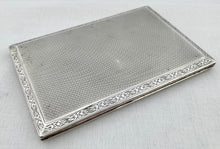 George V Silver Cigarette Case. Chester 1918 Asprey & Co Ltd. 6 troy ounces.