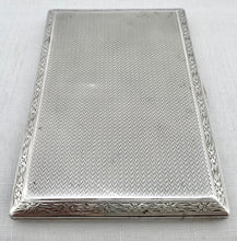 George V Silver Cigarette Case. Chester 1918 Asprey & Co Ltd. 6 troy ounces.