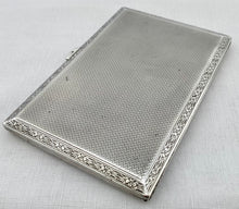 George V Silver Cigarette Case. Chester 1918 Asprey & Co Ltd. 6 troy ounces.