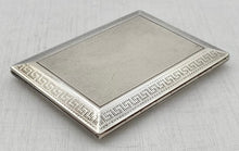 George V Silver Cigarette Case. London 1924 Asprey & Co Ltd. 2.7 troy ounces.