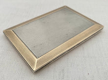 George V Silver Cigarette Case. London 1923 Asprey & Co Ltd. 2.2 troy ounces.