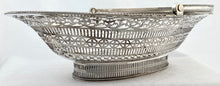 Georgian, George III, Silver Armorial Cake Basket. London 1781. 23 troy ounces.
