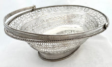 Georgian, George III, Silver Armorial Cake Basket. London 1781. 23 troy ounces.