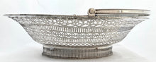 Georgian, George III, Silver Armorial Cake Basket. London 1781. 23 troy ounces.