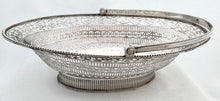 Georgian, George III, Silver Armorial Cake Basket. London 1781. 23 troy ounces.