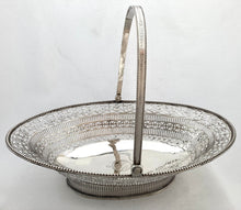 Georgian, George III, Silver Armorial Cake Basket. London 1781. 23 troy ounces.