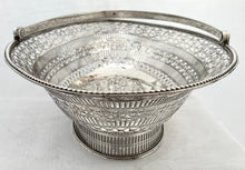 Georgian, George III, Silver Armorial Cake Basket. London 1781. 23 troy ounces.