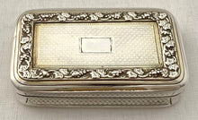 Georgian, George III, Silver Snuff Box. Birmingham 1813 Matthew Linwood. 2.9 troy ounces.