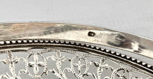 Georgian, George III, Silver Armorial Cake Basket. London 1781. 23 troy ounces.