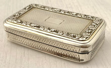 Georgian, George III, Silver Snuff Box. Birmingham 1813 Matthew Linwood. 2.9 troy ounces.