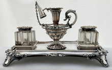 William IV Old Sheffield Plate Inkstand. H. Wilkinson & Co. of Sheffield, circa 1835 - 1840.