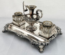 William IV Old Sheffield Plate Inkstand. H. Wilkinson & Co. of Sheffield, circa 1835 - 1840.