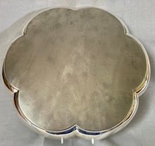 Asprey Hexafoil Silver Salver. London 1960. 29.6 troy ounces