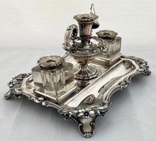 William IV Old Sheffield Plate Inkstand. H. Wilkinson & Co. of Sheffield, circa 1835 - 1840.