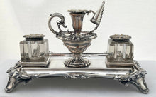 William IV Old Sheffield Plate Inkstand. H. Wilkinson & Co. of Sheffield, circa 1835 - 1840.