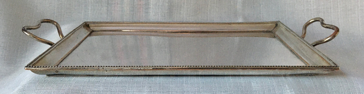 Plat Et Couvercle En Métal Argenté Sheffield - Vintage E.T. - Plat De Service Argent Plaqué