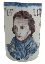 Lord Nelson Centenary Continental Tin Glaze (Faience/Delft) Portrait Tankard, circa 1905.