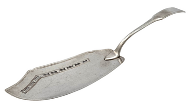 Georgian, George III, Old Sheffield Plate Fish Slice. Alexander Goodman & Co.