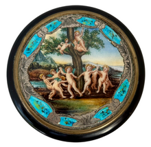 19th Century Continental Silver and Enamel Mounted Snuff Box.