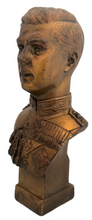 George VI Bronzed Plaster Bust, After Ernest Shone-Jones.