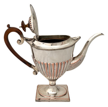 George III Old Sheffield Plate Pedestal Teapot, circa 1780 - 1800.