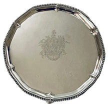 George II Silver Salver, Arms of Holland. London 1759 John Cormick. 36 troy ounces.
