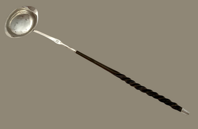 George III Silver Toddy Ladle. London circa 1780, William Abdy I.